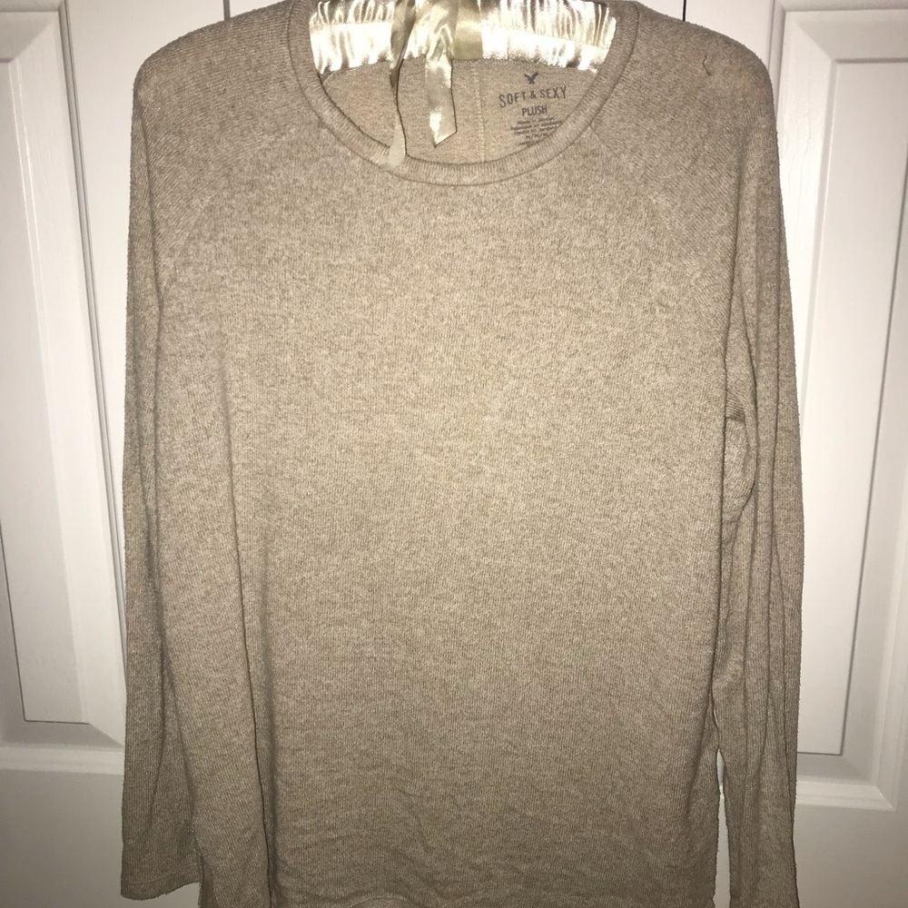 american eagle soft and sexy crew neck sweater
